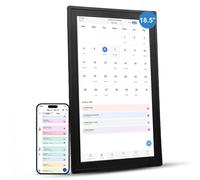 SENECESLI Calendrier Numérique Mural à écran Tactile de 18,5 Pouces, Calendrier électronique de 32 Go + Planificateur Familial Intelligent, Support Mural et de Bureau, Cadeaux pour Femmes (Prise UE)