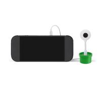 SENECESLI Caméra for Switch 2, Webcam USB pour Les Appels de Jeux et Vidéo, Caméra Interactive pour Switch 2, avec Couverture de L'objectif de Diapositive, Fiche et Lecture (White)