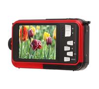 SENECESLI Caméra sous-Marine étanche 10FT Full HD 2,7 K 48 MP Appareil Photo Numérique avec Zoom Numérique 16X, Caméra sous-Marine Selfie Double écran pour la Plongée en Apnée, Batterie