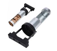 SENECESLI Chargeur de Copeaux de Bois pour Fumoir électrique Master Built, Chargeur de Copeaux de Bois en Acier allié de Grande capacité avec Poignée Ergonomique