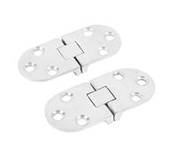 SENECESLI Charnière de Porte Robuste, Lot de 2 Charnières Marines en Acier Inoxydable 316 avec Finition Polie Miroir pour Remplacement de Fenêtre de Porte d'armoire de Camping-Car de Bateau