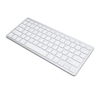 SENECESLI Clavier Bilingue Allemand/français/Espagnol/Italien Anglais, Clavier Bluetooth sans Fil Ultra Fin, Portable de Voyage pour Tablettes, Ordinateurs Portables, (Disposition QWETZ en Espagnol)