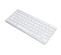 SENECESLI Clavier Bilingue Allemand/français/Espagnol/Italien Anglais, Clavier Bluetooth sans Fil Ultra Fin, Portable de Voyage pour Tablettes, Ordinateurs Portables, (Mise en Page AZERTY français)