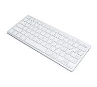 SENECESLI Clavier Bilingue Allemand/français/Espagnol/Italien Anglais, Clavier Bluetooth sans Fil Ultra Fin, Portable de Voyage pour Tablettes, Ordinateurs Portables, (Disposition QWETZ Italienne)