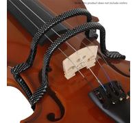 SENECESLI Collimateur D'arc de Violon Fente en Silicone Souple Noir Pont de Violon Courbure Posture Redresseur de Main pour Accessoires D'instruments à Cordes