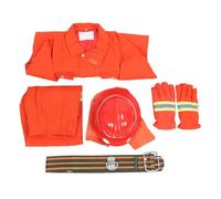 SENECESLI Combinaison de sécurité Ignifuge de Type 97, Combinaison Résistante à la Chaleur pour la Protection contre L'incendie, Couleurs Haute visibilité, Renfort à Double Couture, pour (XL)