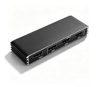 SENECESLI Commutateur HDMI 4K 120 Hz, Commutateur HDMI 3x1 avec Télécommande IR, Trois Modes de Commutation, Compatible avec PC, TV pour Le Divertissement à Domicile