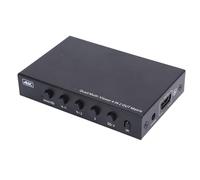 SENECESLI Commutateur Multiviewer, 4K HDMI 4 Entrées 2 Sorties, Commutateur sans Couture avec 6 Modes D'affichage et Télécommande pour Projecteur de Moniteur D'ordinateur Portable PC (Prise UE)
