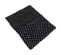SENECESLI Coussin Chauffant USB pour Animaux de Compagnie, Lavable et Pliable, 3 Températures Réglables pour Chats et Chiens, Matériau en Tissu Doux, 14,6x18,5 Pouces (Point Blanc)