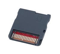 SENECESLI Dispositif de Sauvegarde de Jeu, Disque Dur Mince Haute Vitesse pour la Sauvegarde, Matériau ABS Haute Résistance pour NDS NDSL MD GB GBC FC PCE Lecture Haute Vitesse (Ensemble noir WOODHK)