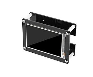 SENECESLI Écran LCD 3,5 Pouces pour Boîtier en Acrylique Noir RPi, Résolution Réglable 320 X 480~1920 X 1080 60, Grand Angle de, Prise en Charge Menu OSD Multilingue, Sortie