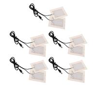 SENECESLI Ensemble de 5 Coussinets Chauffants USB, Coussin Chauffant électrique, Chauffe-corps Portable USB pour Soulager la Douleur du Dos, du Cou, des épaules, de l'abdomen, avec Tissu Non tissé