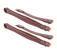 SENECESLI Ensemble de Bandoulières pour Accordéon, Sangles en Cuir Réglables pour Accordéon Basse 16-120, Accessoires 2 Pièces avec Boucles à Dégagement Rapide, Matériau PU