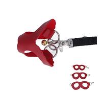 SENECESLI Ensemble Harnais et Laisse pour Hamster, Gilet de Marche avec Cloches pour Rats et Cochons d'Inde, Harnais en Cuir Artificiel Souple pour Animaux de Compagnie, Fournitures Réglables pour