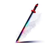 SENECESLI Épée Lumineuse, épée de Sabre Lasers Cyber Punk Neon, Sabre Lumineux coloré LED de 30,71 Pouces avec Effets Sonores et Brouillard, Rechargeable pour Rave, Cosplay et Affichage