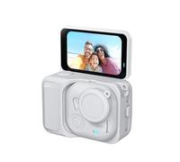 SENECESLI Étui de Protection en Silicone avec Capuchon D'objectif et Lanière Compatible avec Insta360GO Ultra, Coque Intégrale Antichoc (Grey)