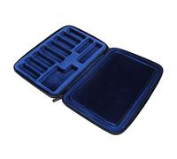 SENECESLI Étui de Rangement pour Embouchure de Saxophone, capacité de 12 Pièces, Sac d'Embouchure de Clarinette en Tissu Oxford Doux avec Poignée de Transport, pour Accessoires de Clarinette de
