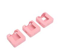 SENECESLI Étuis de Protection en Silicone, Antichoc et Résistants à la Poussière, Compatibles avec Les écouteursRODE Wireless GO I et II, Protection en Tissu. (Pink)