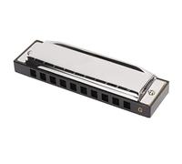 SENECESLI G Key Harmonica Résistant à la Rouille 10 Trous 20 Tons Orgue à Bouche pour Enfants Débutants Argent