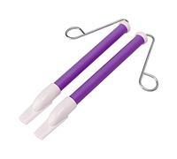 SENECESLI Instrument de Sifflet à Glissière, Jouet de Sifflet à Glissière Musical pour Enfants, Matériau en Métal ABS, Ensemble de 2 Pièces, Simple à Jouer, pour l'éveil Musical et Cadeau (Purple)