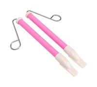 SENECESLI Instrument de Sifflet à Glissière, Jouet de Sifflet à Glissière Musical pour Enfants, Matériau en Métal ABS, Ensemble de 2 Pièces, Simple à Jouer, pour l'éveil Musical et Cadeau (Pink)