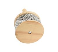 SENECESLI Jouet à Manivelle Cabasa en Bois, Instrument de Musique Portable pour Enfants avec Poignée Ergonomique en Bois, pour Percussions à Partir de 4 Ans (Grand Kabasa)