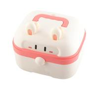 SENECESLI Jouets de Médecin pour Enfants, Ensemble de Soins Médicaux de Simulation éducative pour Enfants, Infirmière Dentaire, Matériau Sûr, Fourre-Tout Portable pour L'éducation à la santé (Pink)