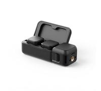 SENECESLI Kit de Microphone sans Fil Double, Système de Micro sans Fil Audio Clair 24 Bits 32 KHz avec Capuchon Coupe-Vent pour Smartphone Appareil Photo Reflex Numérique Vlogging Streaming