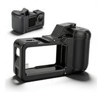 SENECESLI Kit de Poignée, Poignée de Batterie avec Batterie Externe 4000 MAh et Cage pourOsmo Action 5 Pro 4 3, Griffe Froide à Dégagement Rapide et Filetage 1/4"