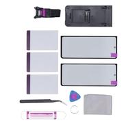 SENECESLI Kit de Remplacement D'écran Extérieur de Téléphone, Outil de Réparation D'écran en Verre de Lentille Extérieure Avant pour Z Fold 4 5G F936, 2 Verres Trempés Robustes avec Chiffon de