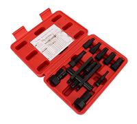 SENECESLI Kit d'extracteur de Roulement de Moto, Outil de Retrait de Roulement Interne 10 Pièces avec Boîte de Rangement, pour l'entretien de la Moto