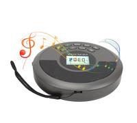 SENECESLI Lecteur CD Portable, Rechargeable avec Double Haut-Parleur, USB BT, Lecture de Disque MP3, Anti-Saut pour Voiture, Maison, Voyage en Plein Air
