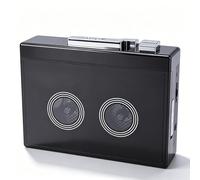 SENECESLI Lecteur de Cassettes, Magnétophone Portable Vintage avec Convertisseur de Cassette en MP3, Port AUX 3,5 Mm, pour Une Utilisation Domestique et Extérieure