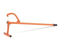 SENECESLI Lève-Bûches à Rouleau, Outil à Rouleau à Bûches à Manche Long de 50,9 ", Lève- à Crochet Réglable, Outils de Bûche en Acier Robustes, Cric à pour Rouler et Soulever des jusqu'à 15" de