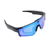 SENECESLI Lunettes Intelligentes AI avec Caméra 4K, Lunettes de Stabilisation d'image EIS avec Reconnaissance AI, Suppression du Bruit à Double Micro Enc, IP54, pour de Course, Ski, (Vert Noir)