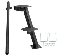 SENECESLI Marchepied de Remorque de Bateau, Marchepied de Langue de Remorque Double, Double Marche, Marche de Langue de Remorque Universelle en Acier Inoxydable pour Bateaux à Basse,