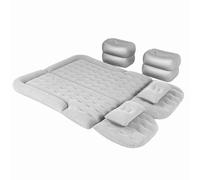 SENECESLI Matelas Pneumatique de Voiture, Matelas Pneumatique SUV, Lit de Voyage Gonflable épaissi avec Pompe électrique pour Coussin de Couchage de Camping (Black) (Gray)