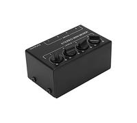 SENECESLI Mélangeur Stéréo, Mélangeur de Ligne Audio Passif 4 Canaux avec 4 Entrées 1 Sortie, pour Mélanger des équipements de DJ de Musique de Tablette de Téléphone d'ordinateur