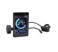 SENECESLI Mémètre LCD électrique pour Scooters, Compteur D'affichage à Cyclisme à L'épreuve de L'eau avec 2 Cartes NFC, Panneau de Commande LCD Inductif