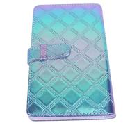 SENECESLI Mini Album Photo 12 11 9 avec 108 Pochettes et Couverture en Simili Cuir, Grande capacité, Pages de Poche Haute Transparence, Idéal pour Billets et Cartes de Cinéma