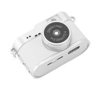 SENECESLI Mini Appareil Photo Numérique, Petite Caméra Porte-clés Rétro HD 2K avec écran Couleur de 1,47 Pouces, Enregistreur Vidéo Compact Vintage pour L'enregistrement D'études de (White)