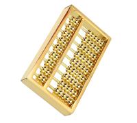 SENECESLI Mini Boulier en Laiton, Boulier Chinois Complexe, Ornement Fait à la Main pour Collection de Laiton Vintage, 1,5 Pouces pour Offrir en Cadeau