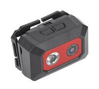 SENECESLI Mini Caméra d'action Montée sur la Tête, 5-10 M, Lampe Frontale LED 1080p, Caméra Vidéo Corporelle Portable, Bandeau élastique, Support 32 Go pour Les Sports de Plein Air de Nuit