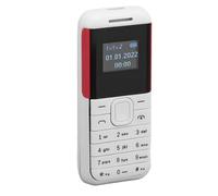 SENECESLI Mini GSM -telon, Joueur de Son Lecteur Double Carte à Double Carte Minuscule Téléphone Mobile Long Standby pour Les Personnes âgées pour Les Personnes âgées (White)