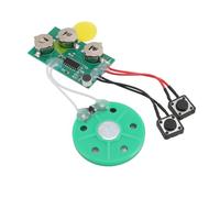 SENECESLI Module de L'enregistreur Sonore Programmable, Puce de Module D'enregistrement Vocal de Musique Bricolage avec Haut-parleur, 3 Minutes de Musique Sonore pour Salutations