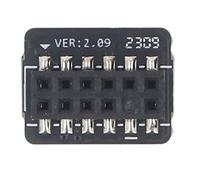 SENECESLI Module de sécurité de Cryptage TPM 2.0, Module de sécurité SPI 12 Broches pour A520, B550, WRX80, X570S, B650, Module de sécurité TPM pour Carte Mère