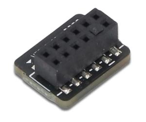 SENECESLI Module de sécurité de Cryptage TPM 2.0, Module de sécurité SPI 12 Broches pour A520, B550, WRX80, X570S, B650, Module de sécurité TPM pour Carte Mère