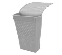 SENECESLI Organisateur d'outils pour Cheveux Résistant à la Chaleur, Sac Suspendu en Silicone, Support d'outils Chauds avec Ventouse pour Montage Mural, jusqu'à 460F, pour Fer à Friser et Lisseur