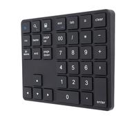 SENECESLI Pavés Numériques sans Fil, 2,4 G BT5.0, 35 Touches pour Ordinateur Portable, Clavier Numérique BT3.0 Rechargeable pour Plusieurs Appareils, Clavier Numérique sans Fil pour (Black)
