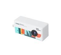 SENECESLI Petite Caméra Porte-clés Numérique, Mini Caméra Porte-clés avec écran de 0,96 Pouces et 5 Filtres Rétro, Enregistrement Vidéo 1080P et Grand Angle 130° pour Les Fêtes de Voyage (White)